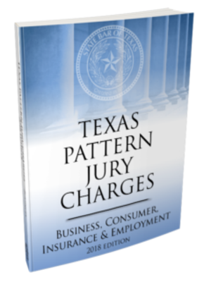 cover image of Texas pattern jury charges. Business, consumer, employment. 2018.